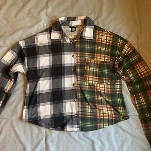 multi colored plaid flannel